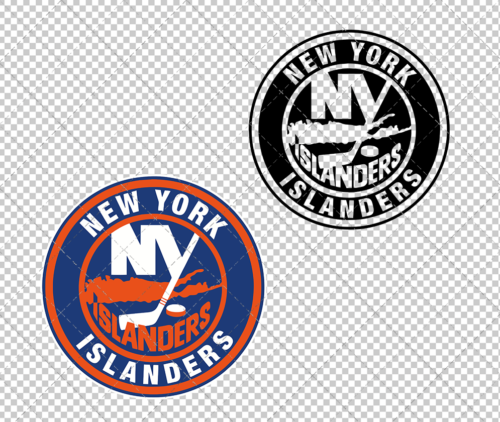 New York Islanders Circle 2017, Svg, Dxf, Eps, Png - SvgShopArt