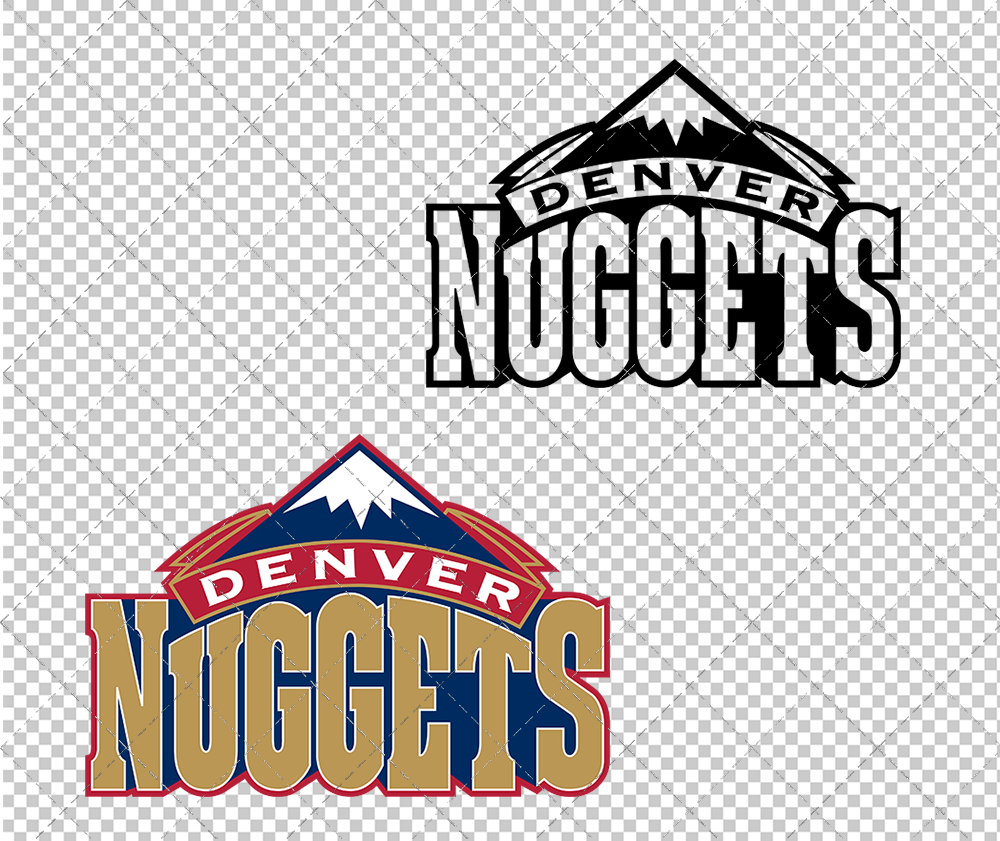 Denver Nuggets 1993, Svg, Dxf, Eps, Png - SvgShopArt