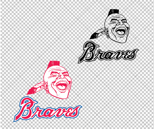 Atlanta Braves 1985, Svg, Dxf, Eps, Png - SvgShopArt