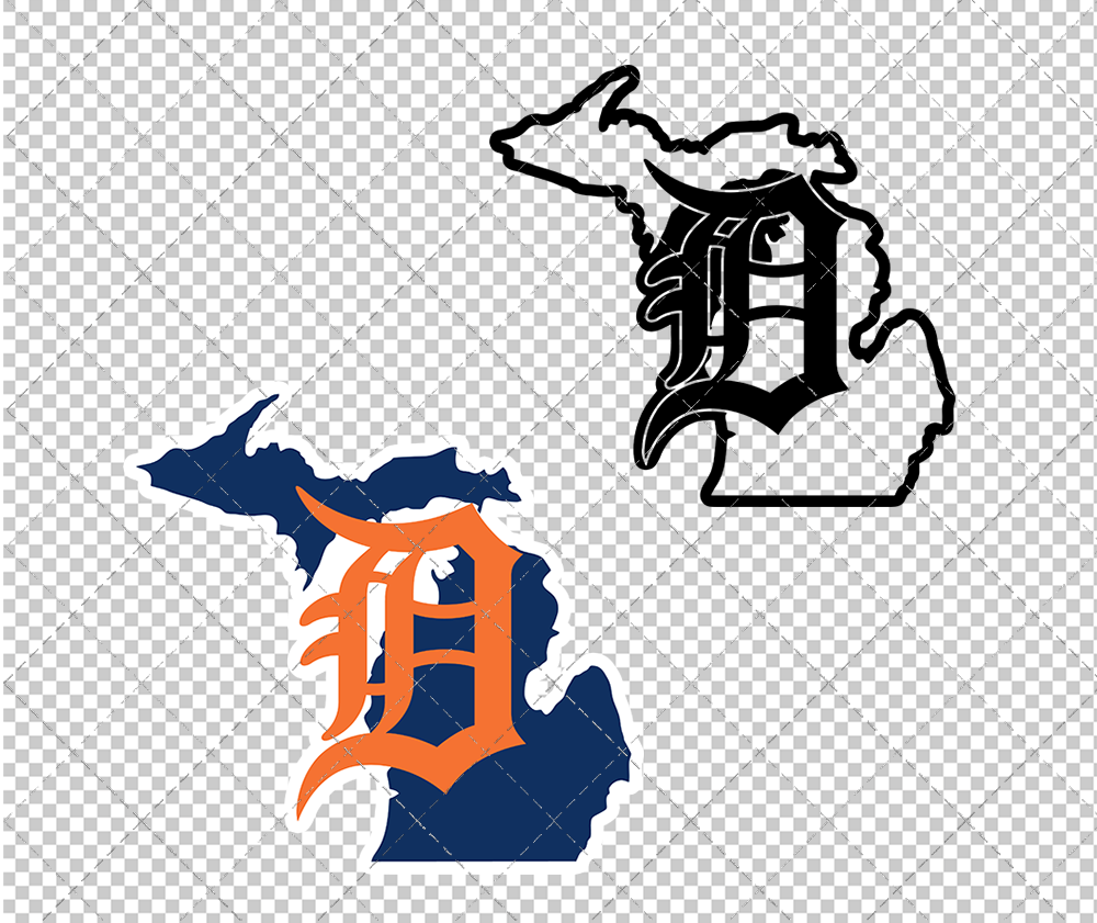 Detroit Tigers Concept 2016 003, Svg, Dxf, Eps, Png - SvgShopArt