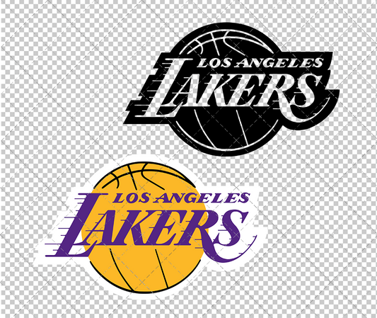Los Angeles Lakers 2001, Svg, Dxf, Eps, Png - SvgShopArt