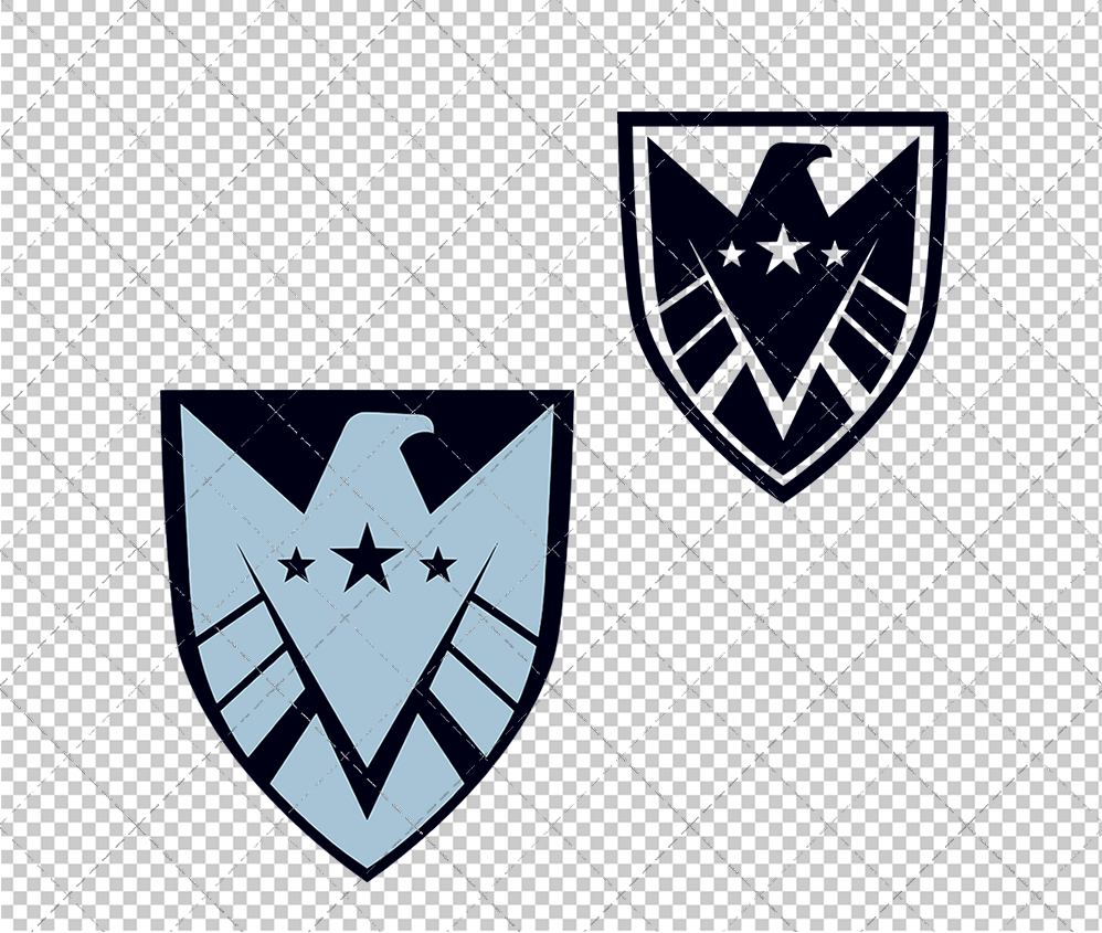 S.H.I.E.L.D. Logos 002, Svg, Dxf, Eps, Png - SvgShopArt