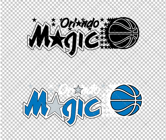 Orlando Magic Secondary 1989, Svg, Dxf, Eps, Png - SvgShopArt