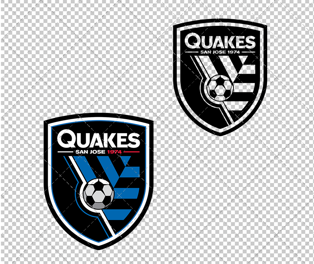 San Jose Earthquakes 2014, Svg, Dxf, Eps, Png - SvgShopArt