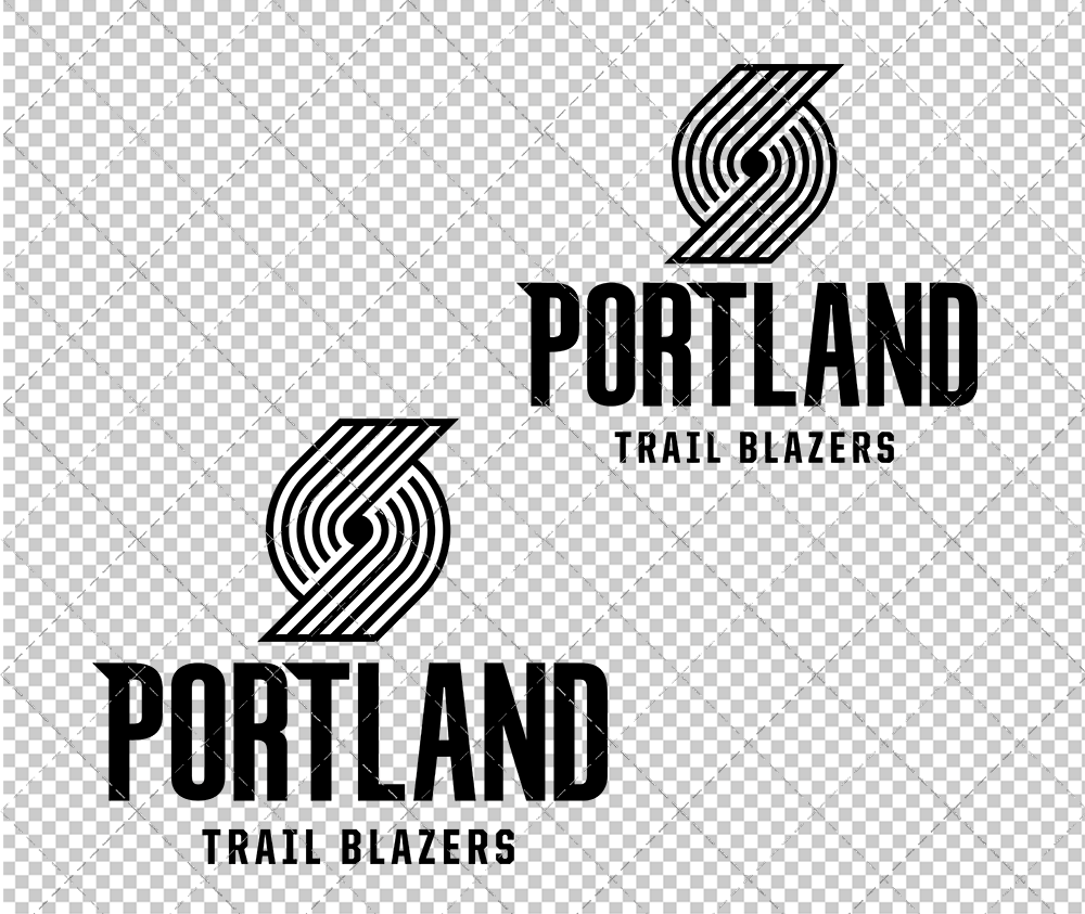 Portland Trail Blazers Concept 2017 004, Svg, Dxf, Eps, Png - SvgShopArt