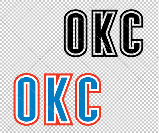 Oklahoma City Thunder Alternate 2017, Svg, Dxf, Eps, Png - SvgShopArt