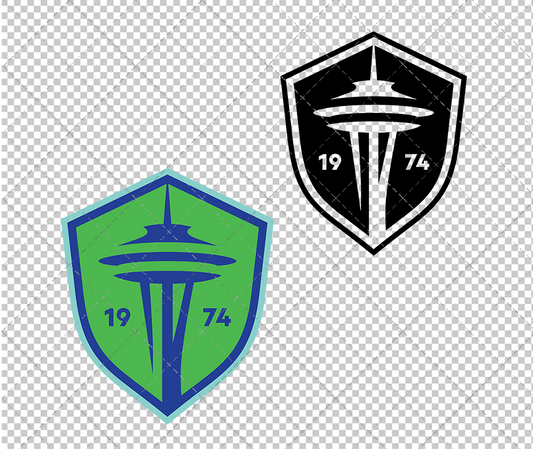 Seattle Sounders FC 2024, Svg, Dxf, Eps, Png - SvgShopArt