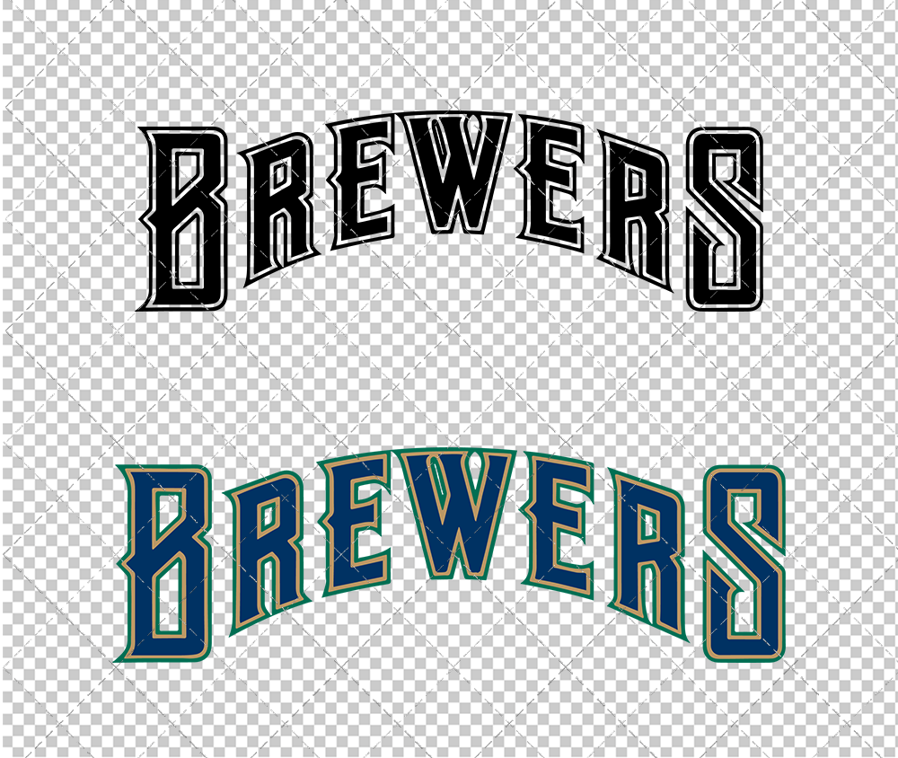 Milwaukee Brewers Jersey 1994, Svg, Dxf, Eps, Png - SvgShopArt