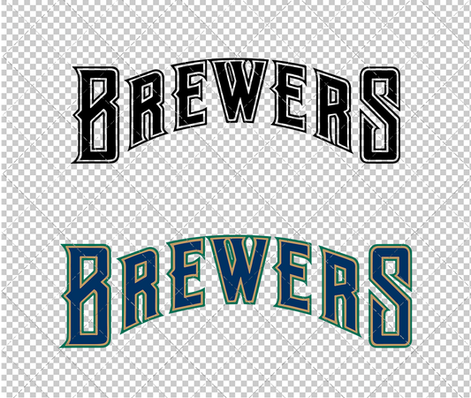 Milwaukee Brewers Jersey 1994, Svg, Dxf, Eps, Png - SvgShopArt