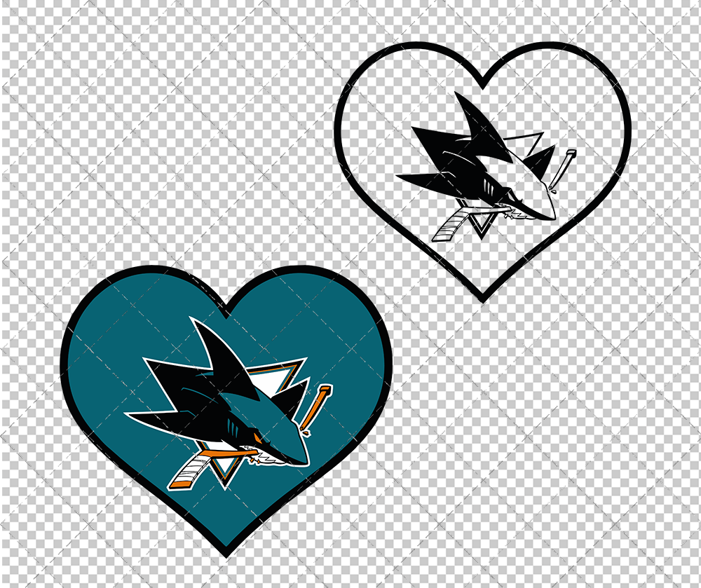 San Jose Sharks Concept 2007, Svg, Dxf, Eps, Png - SvgShopArt