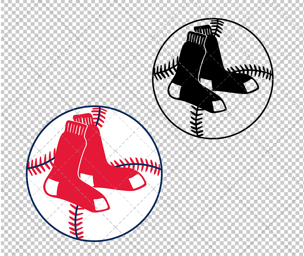 Boston Red Sox 1961, Svg, Dxf, Eps, Png - SvgShopArt