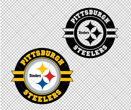 Pittsburgh Steelers Circle 1988 003, Svg, Dxf, Eps, Png - SvgShopArt