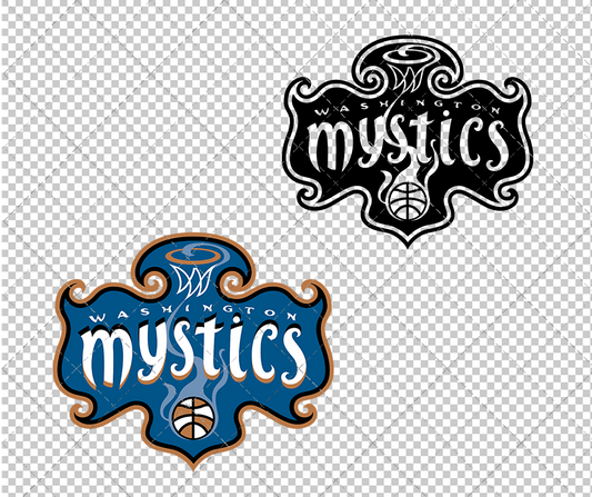 Washington Mystics 1998, Svg, Dxf, Eps, Png - SvgShopArt