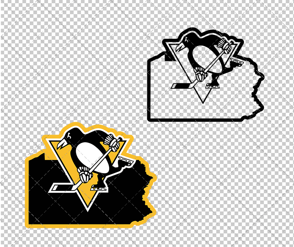 Pittsburgh Penguins Concept 2016 003, Svg, Dxf, Eps, Png - SvgShopArt