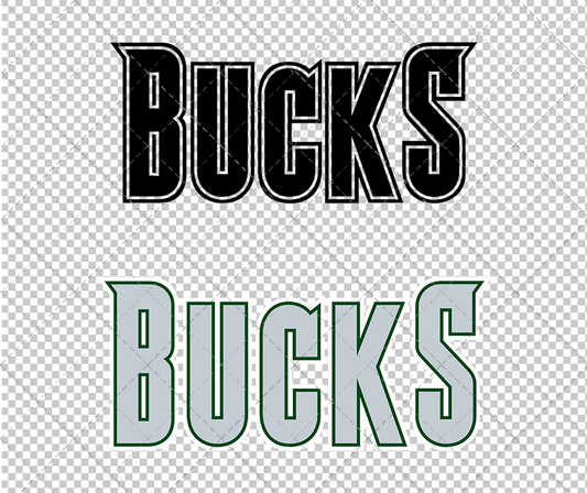Milwaukee Bucks Jersey 2001, Svg, Dxf, Eps, Png - SvgShopArt