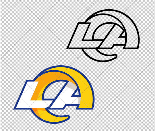 Los Angeles Rams Secondary 2020, Svg, Dxf, Eps, Png - SvgShopArt