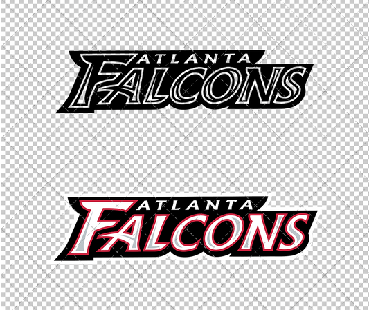 Atlanta Falcons Wordmark 1998, Svg, Dxf, Eps, Png - SvgShopArt