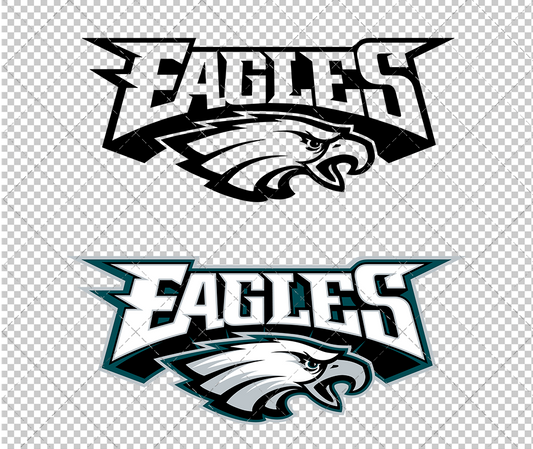 Philadelphia Eagles Alternate 1996 002, Svg, Dxf, Eps, Png - SvgShopArt