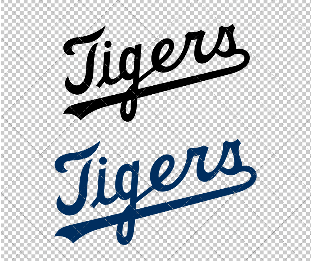 Detroit Tigers Jersey 1960, Svg, Dxf, Eps, Png - SvgShopArt