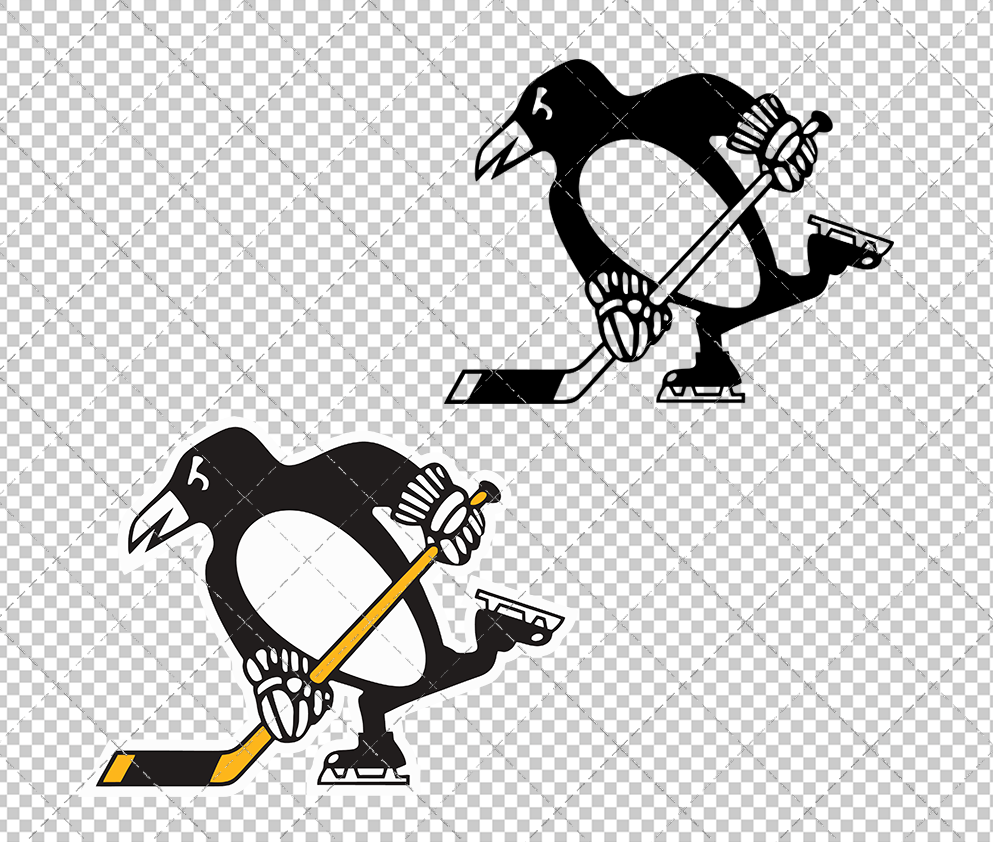 Pittsburgh Penguins Jersey 2018, Svg, Dxf, Eps, Png - SvgShopArt