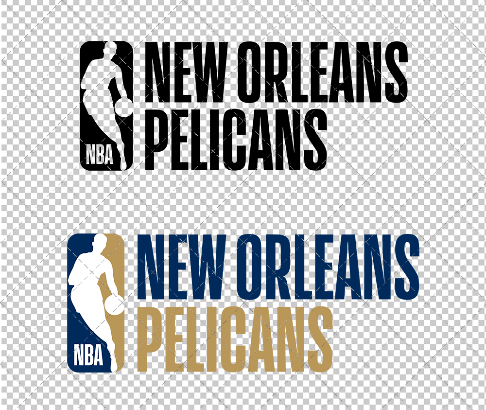 New Orleans Pelicans Misc 2017, Svg, Dxf, Eps, Png - SvgShopArt