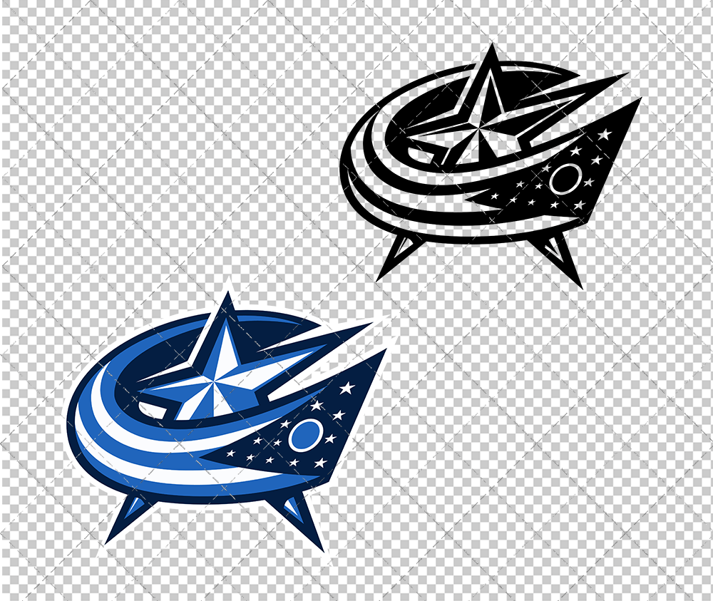 Columbus Blue Jackets Concept 2007 014, Svg, Dxf, Eps, Png - SvgShopArt