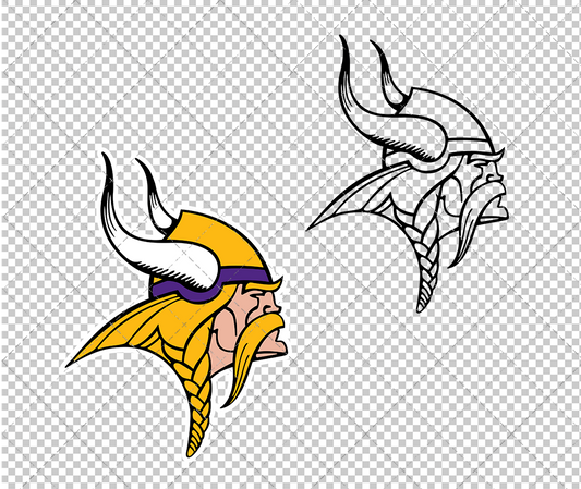 Minnesota Vikings 1985, Svg, Dxf, Eps, Png - SvgShopArt