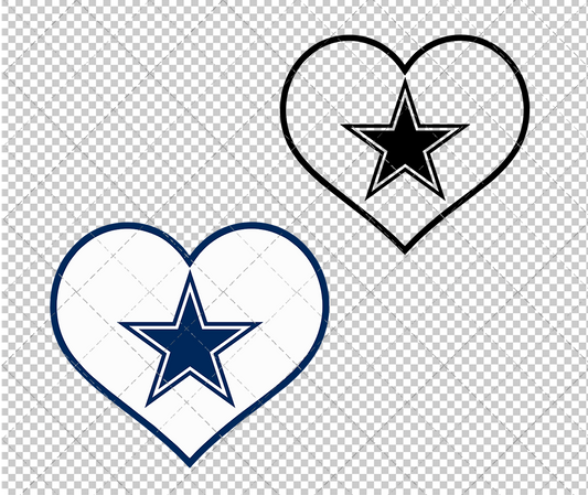 Dallas Cowboys Concept 1971, Svg, Dxf, Eps, Png - SvgShopArt