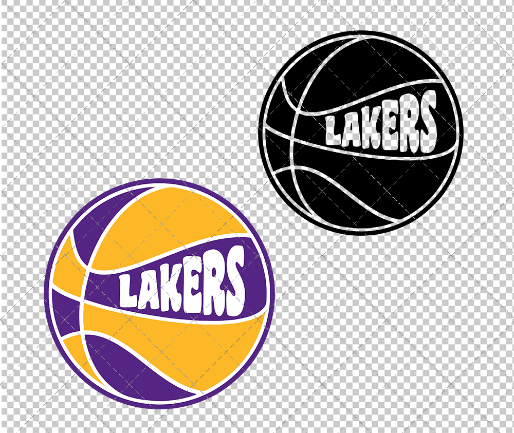Los Angeles Lakers Concept 2001 003, Svg, Dxf, Eps, Png - SvgShopArt