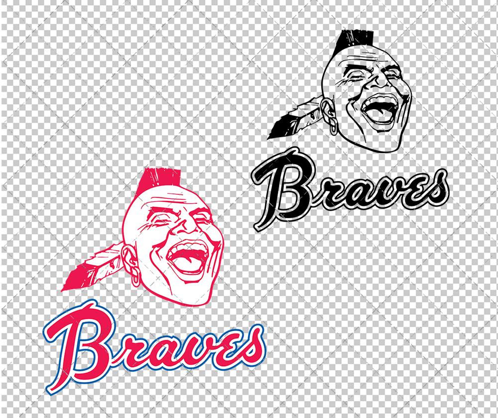 Atlanta Braves 1968, Svg, Dxf, Eps, Png - SvgShopArt