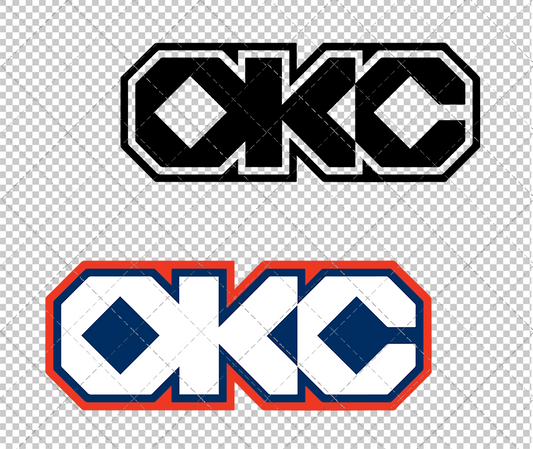 Oklahoma City Thunder Alternate 2018, Svg, Dxf, Eps, Png - SvgShopArt