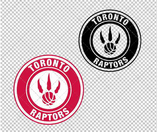 Toronto Raptors Circle 1995, Svg, Dxf, Eps, Png - SvgShopArt