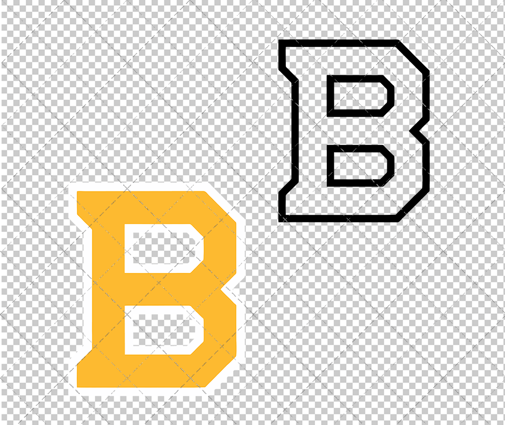 Boston Bruins Jersey 1949, Svg, Dxf, Eps, Png - SvgShopArt