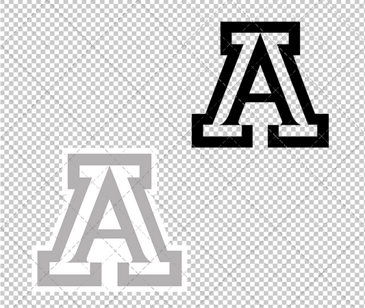 Arizona Wildcats Alternate 2014, Svg, Dxf, Eps, Png - SvgShopArt