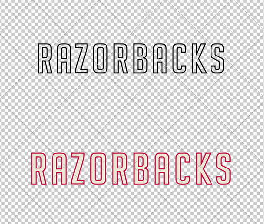 Arkansas Razorbacks Wordmark 1967, Svg, Dxf, Eps, Png - SvgShopArt