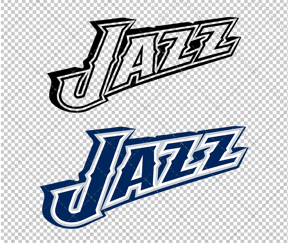 Utah Jazz Wordmark 2004, Svg, Dxf, Eps, Png - SvgShopArt