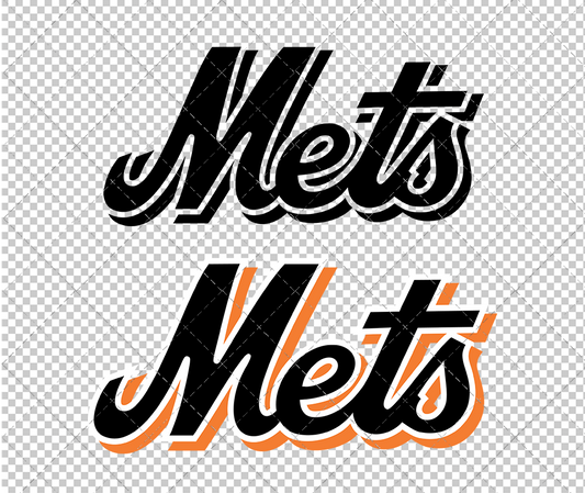 New York Mets Wordmark 2005, Svg, Dxf, Eps, Png - SvgShopArt