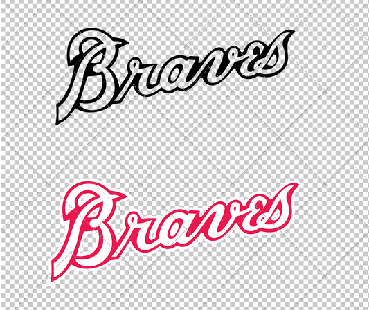 Atlanta Braves Jersey 1974 002, Svg, Dxf, Eps, Png - SvgShopArt