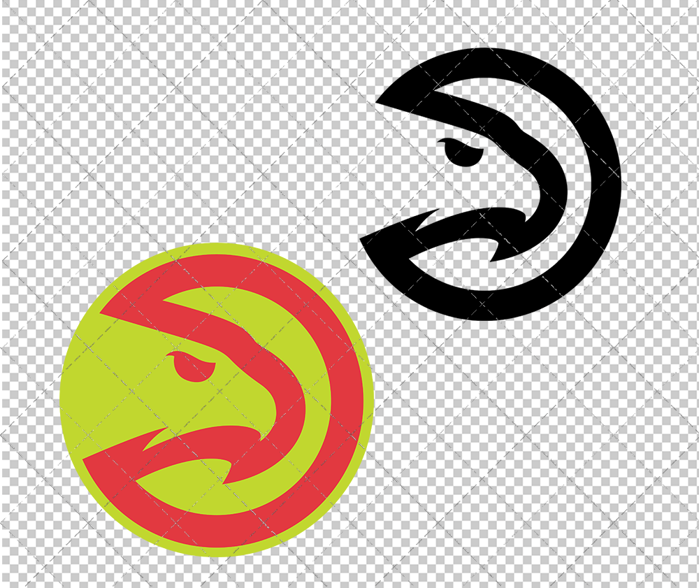 Atlanta Hawks Alternate 2015 003, Svg, Dxf, Eps, Png - SvgShopArt