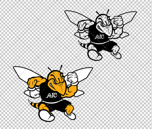 AIC Yellow Jackets 2009, Svg, Dxf, Eps, Png - SvgShopArt