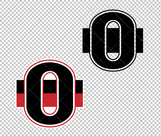 Ottawa Senators Alternate 2007 004, Svg, Dxf, Eps, Png - SvgShopArt