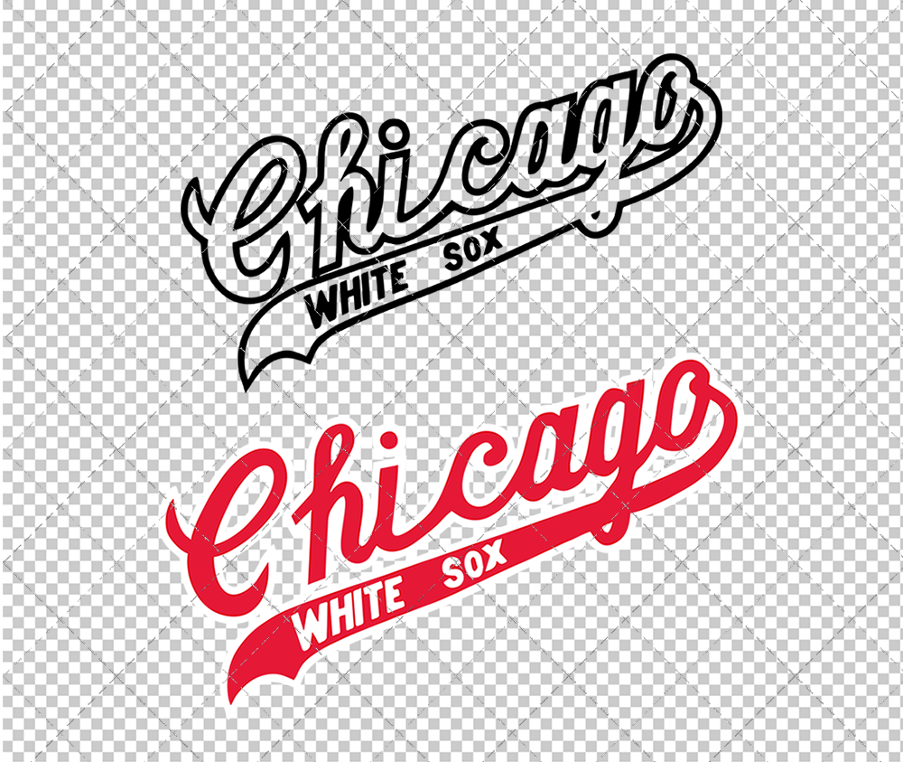 Chicago White Sox Jersey 1971, Svg, Dxf, Eps, Png - SvgShopArt