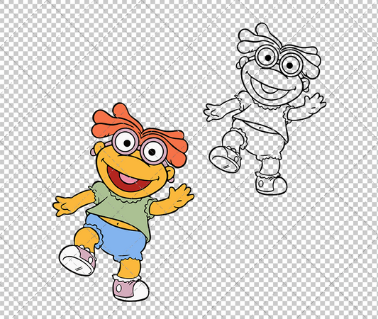 Skeeter - Muppet Babies, Svg, Dxf, Eps, Png - SvgShopArt