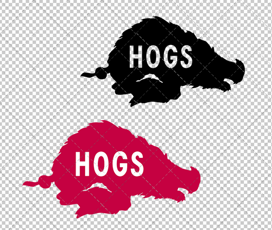 Arkansas Razorbacks Alternate 1966, Svg, Dxf, Eps, Png - SvgShopArt