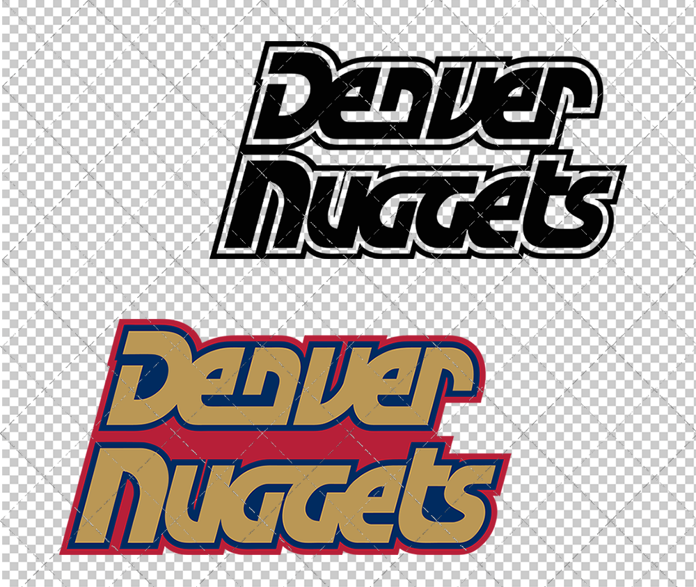 Denver Nuggets Wordmark 1993, Svg, Dxf, Eps, Png - SvgShopArt