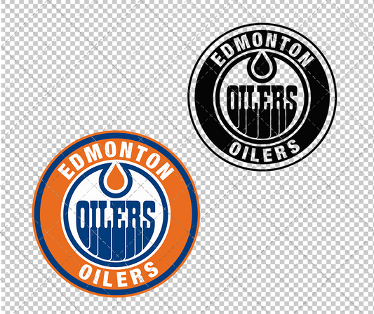 Edmonton Oilers Circle 2011, Svg, Dxf, Eps, Png - SvgShopArt