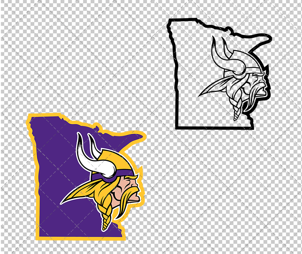 Minnesota Vikings Concept 2013 004, Svg, Dxf, Eps, Png - SvgShopArt