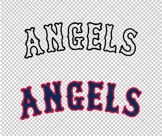 Los Angeles Angels Jersey 1965, Svg, Dxf, Eps, Png - SvgShopArt