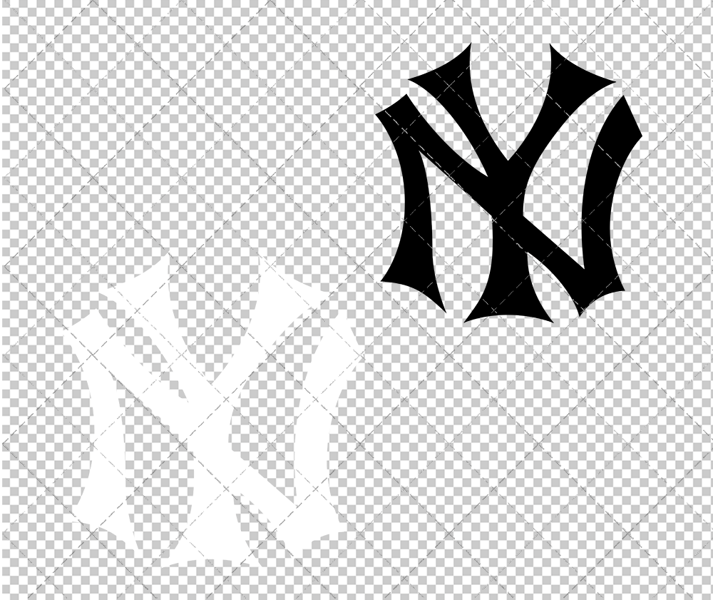 New York Yankees Alternatene 1913, Svg, Dxf, Eps, Png - SvgShopArt