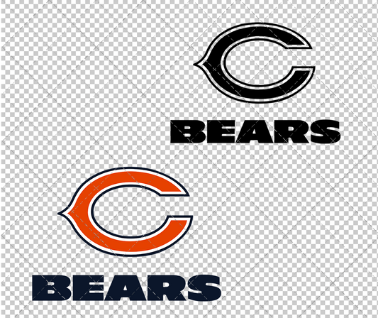 Chicago Bears Alternate 2012 002, Svg, Dxf, Eps, Png - SvgShopArt